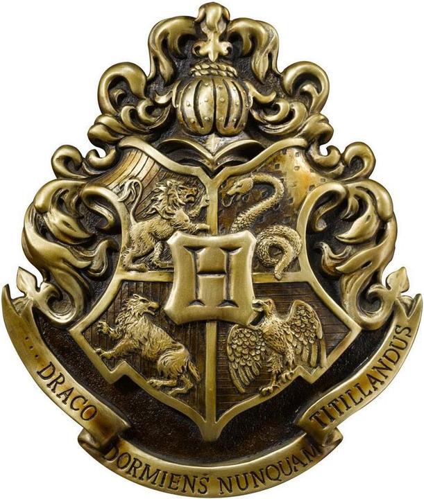 Actual product image Pyramid Harry Potter wall decoration Hogwarts School Crest (28 x 31 cm)