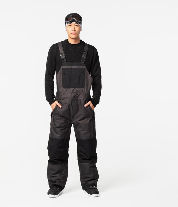 Actual product image Dreamscape Snowboard trousers dungarees adults waterproof - 500 black (L)