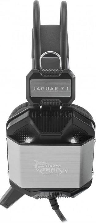 Produktbild White Shark Headset GH-1646 Jaguar-7.1 Schwarz/Silber (Kabelgebunden)