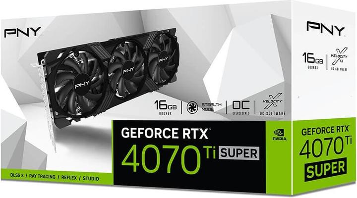 Actual product image PNY GEFORCE RTX 4070Ti SUPER 16GB VERTO (16 GB)