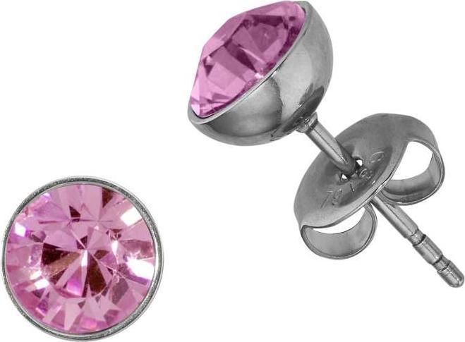Bijouteria Ohrstecker (Edelstahl, Kristall)