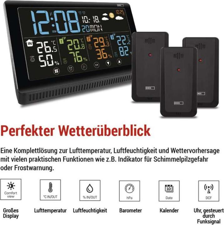 Produktbild Emos Drahtlose Wetterstation E8614
