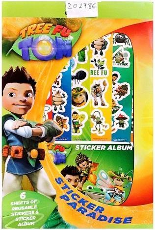 Actual product image Tree Fu Tom Characters Sticker Sheet (Pack of 6)