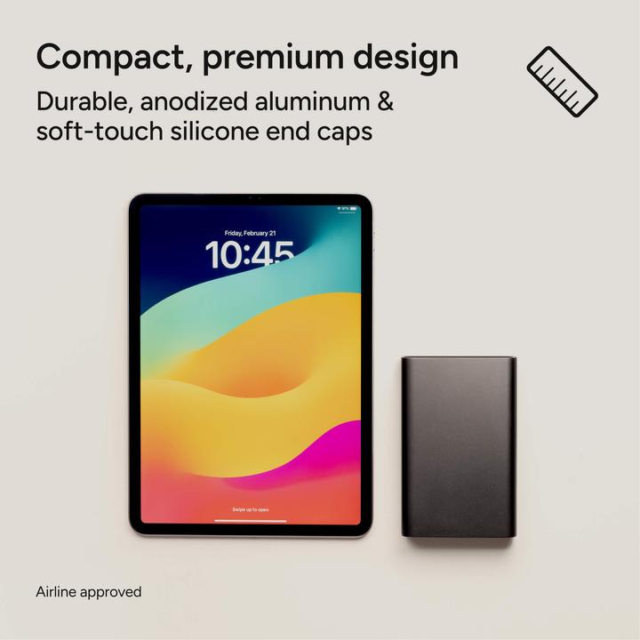 Produktbild mophie Powerstation Pro Schnellladegerät Powerbank 20.000mAh Schwarz (20000 mAh, 45 W)