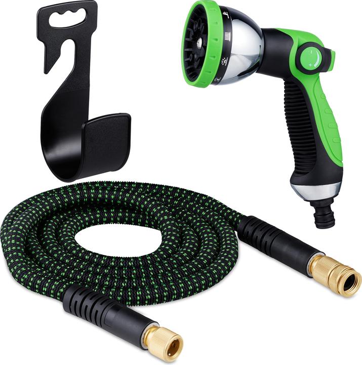 Actual product image Relaxdays Flexibler Gartenschlauch (15 m, 20 mm)