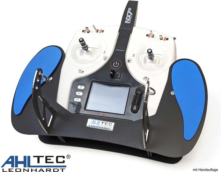 Immagine prodotto AHLtec Console del trasmettitore Spektrum NX7e nera con staffa standard per la console del trasmettitore