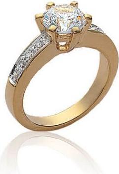 Produktbild Lara BAGUE AM - GR. 60 - BICOLORE - ZIRCONIA (60)