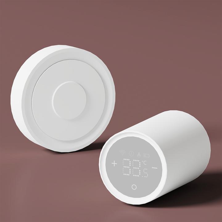 Produktbild Emke Smart Heizkörperthermostat, LED-Display, App-Steuerung, kompatibel mit Alexa & Google Assistant, ink
