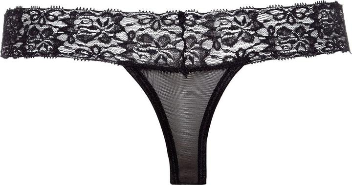 Image du produit Christine Le Duc String perle avec entrejambe ouverte Pia - Noir (S/M)