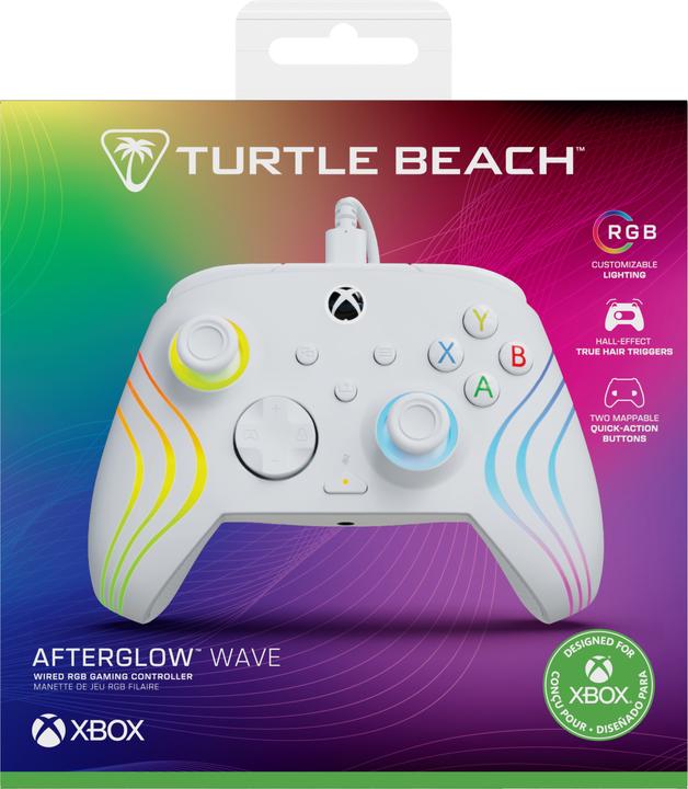 Actual product image Turtle Beach Afterglow Wave Wired Controller · XB · White (Xbox One S, Xbox Series X, Windows)