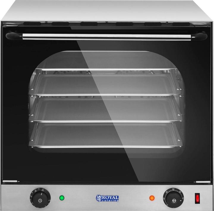 Produktbild Royal Catering Heissluftofen Gastro Pizza Backofen Konvektomat Kombidämpfer Backgerät 4 Bleche