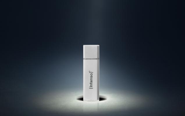 Actual product image Intenso 3521483 USB flash drive 32 GB USB type-A 2.0 silver (32 GB, USB-A)