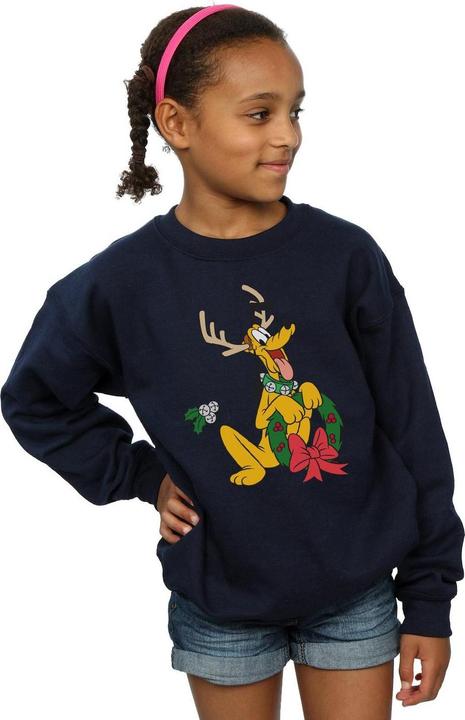 Produktbild Disney Pluto Christmas Reindeer Sweatshirt Mädchen (152, 158)