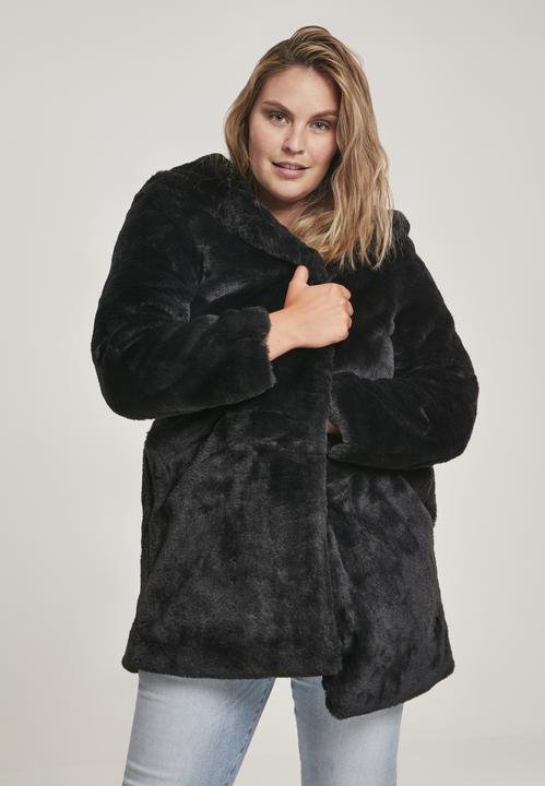 Actual product image Urban Classics Ladies Hooded Teddy Coat (S)