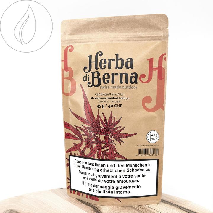 Produktbild Herba di Berna Strawberry Outdoor Limited Edition (45 g, Outdoor)