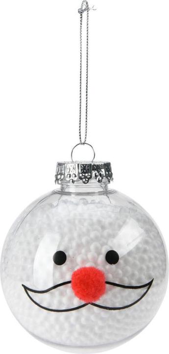 Weihnachtskugel Schneemann 8cm, Set à 12 Stück (1 -teilig)