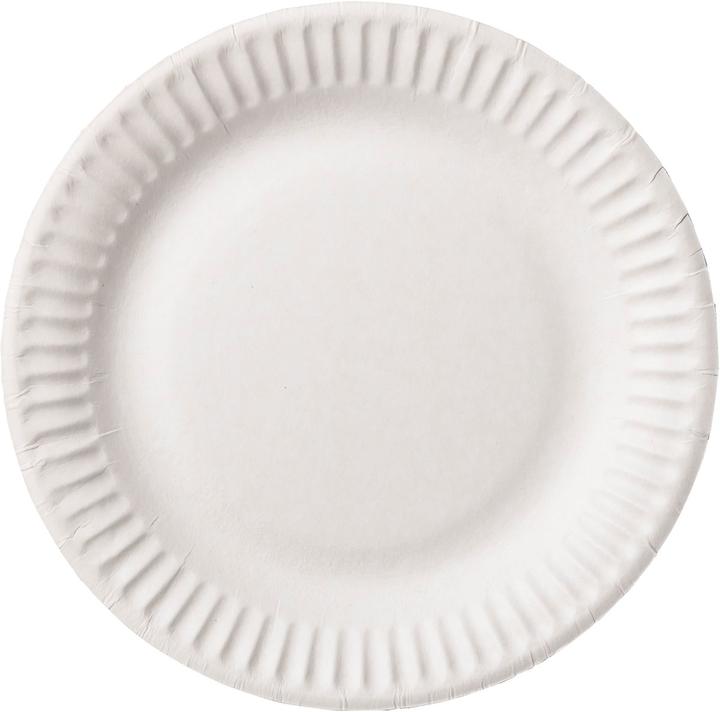 Duni 192059, Plate, Round, Paper, White, Monochromatic, 100 piece(s) (100 x)