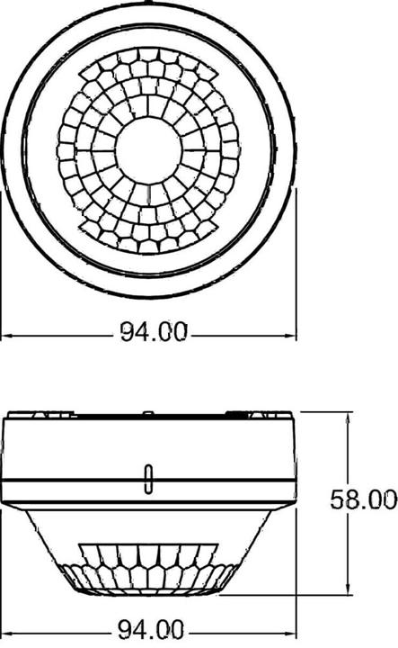 Produktbild Theben LUXA 103 S360-100-28 AP WH (14 m)