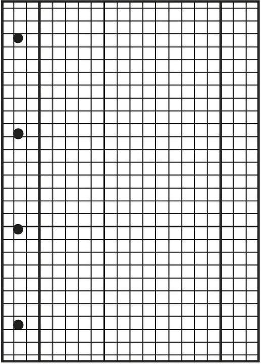 Actual product image Landré A4+ spiral notebook for left-handers (A4+, Checked, No binding)
