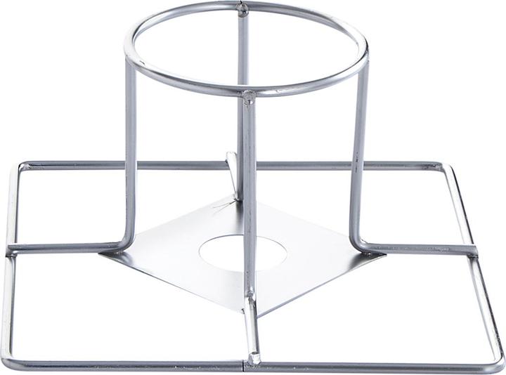 Actual product image All'Grill 4-piece stainless steel chicken holder