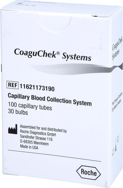 CoaguChek Plastik Kapillaren 50 mcl (100 Stk)