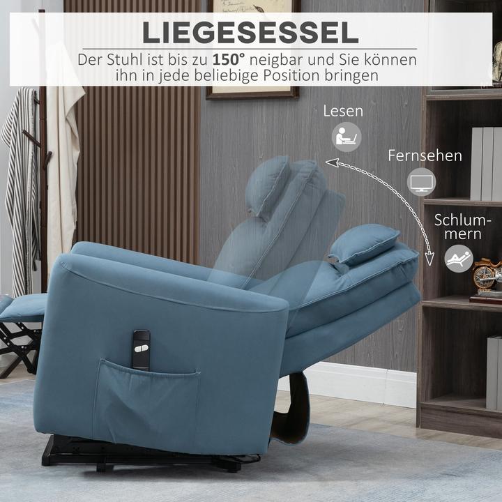 Produktbild Homcom Aufstehsessel mit ausklappbarer Fussstütze