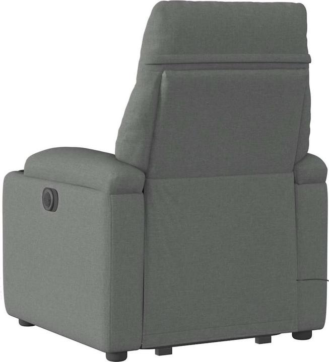 Actual product image VidaXL Massage chair with stand-up aid dark grey fabric
