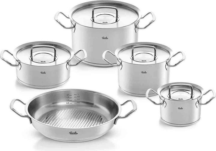 Fissler Professional Collection (28 cm, Pan set + pot set, Stainless steel)