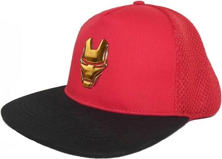 Iron Man Gesicht Snapback Mütze (One Size)