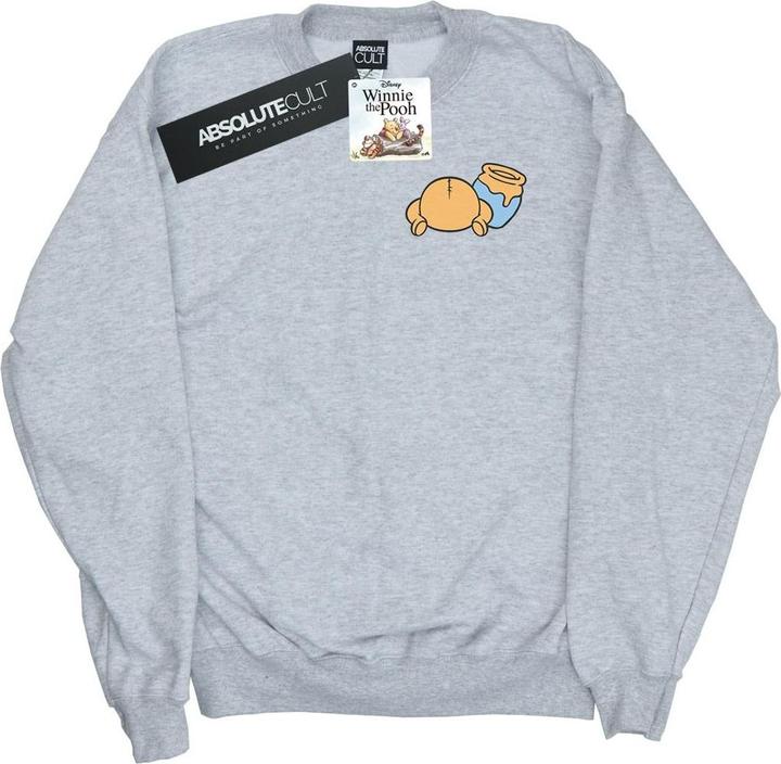 Disney Winnie The Pooh Backside Breast Print Sweatshirt (L)