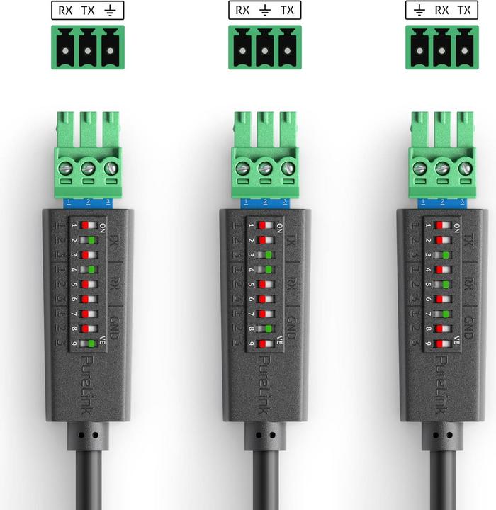 Actual product image Puretools Cable PTM-RS100 RS-232 (Original remote control)