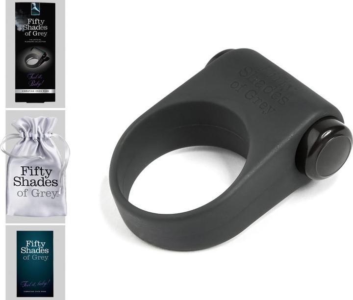 Image du produit Fifty Shades of Grey Feel it Vibrating Cock Ring (6.40 cm)
