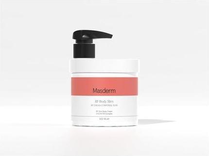 Actual product image Masderm Anti Cellulite Cavitation and Radiofrequency Cream 500ml Fat Burning Cream with Caffeine Sli (Body cream, 500 ml)