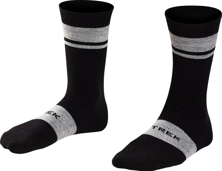 Trek Race Crew Cushioned Merino Wool Cycling Sock (M)