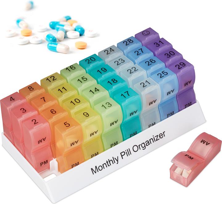 Actual product image Relaxdays Pillbox