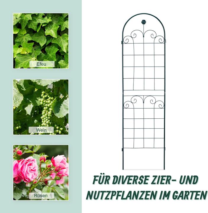 Actual product image Relaxdays Garden Trellis Set of 2 (1.50 cm, 50 cm)