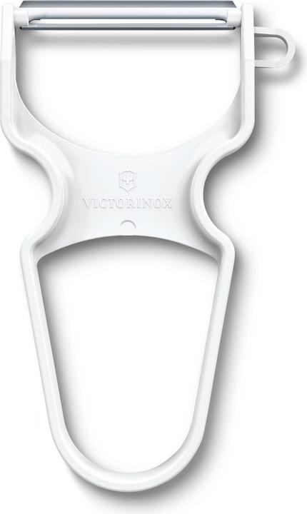 Victorinox Éplucheur Rapid à lame droite, blanc