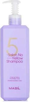 Actual product image Masil 5 Salon No Yellow Shampoo 500ml (500 ml)