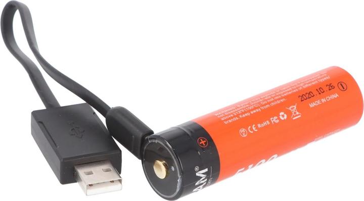 Actual product image AceBeam 21700 Li-ion Akku mit starken 5100mAh USB-C max. Entladestrom 20A, 77,8 x 21,37mm (1 pcs., 21700, 5100 mAh)