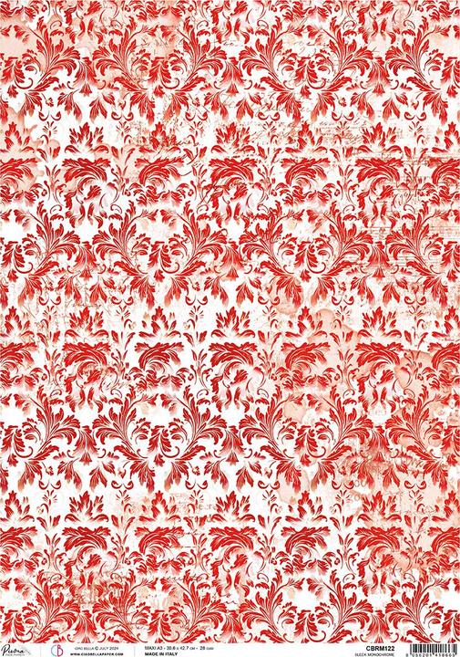 Nährwerte und Zutaten Ciao Bella Motiv-Strohseide "Paris Je t'aime - Elegant Rot", DIN A3 (28 g/m²)
