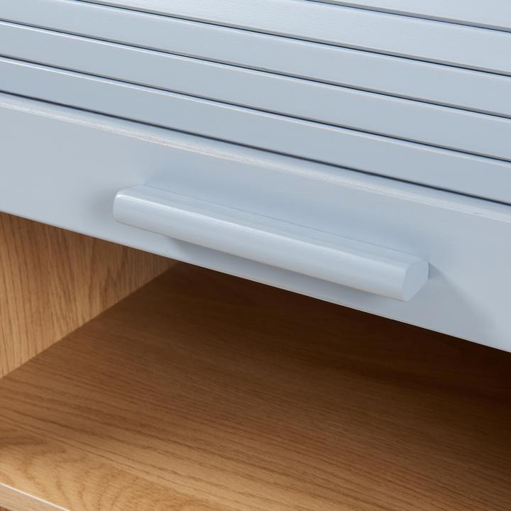 Produktbild En.Casa Rollladenschrank Kavlinge 80x60x40 cm Bambus/Grau (80 x 60 x 40 cm)