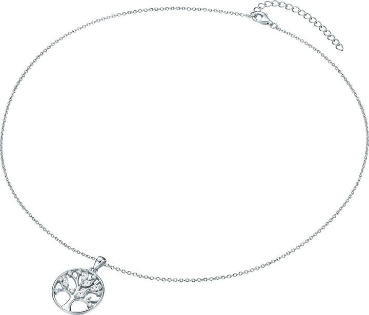 Immagine prodotto Rafaela Donata Catena da donna con albero della vita in argento Sterling Zirconia 40,0 cm di base + 5,0 cm di (Argento, 40 - 45 cm)