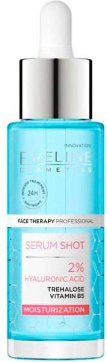 Actual product image Eveline Serum Shot 2% Hyaluronic Acid Moisturizing And Smoothing Face Serum 30Ml (30 ml)