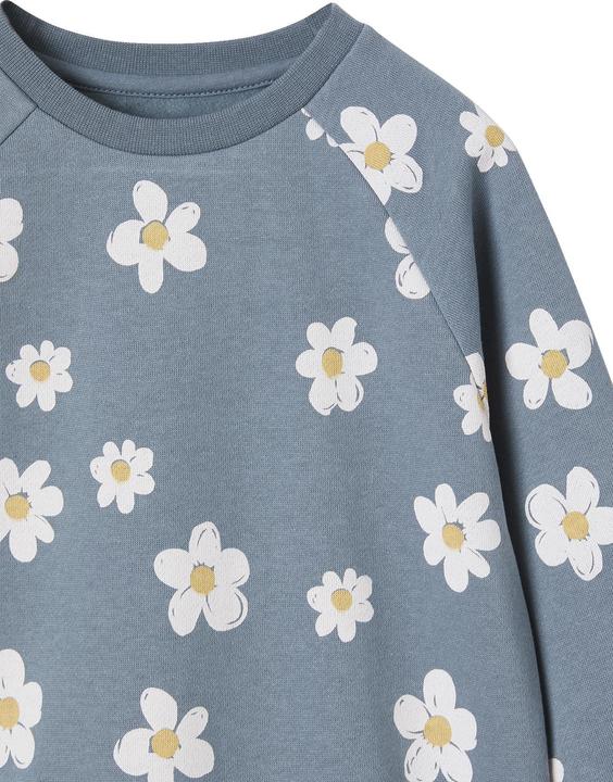 Produktbild Vertbaudet Mädchen Sweatkleid mit Blumen (128)