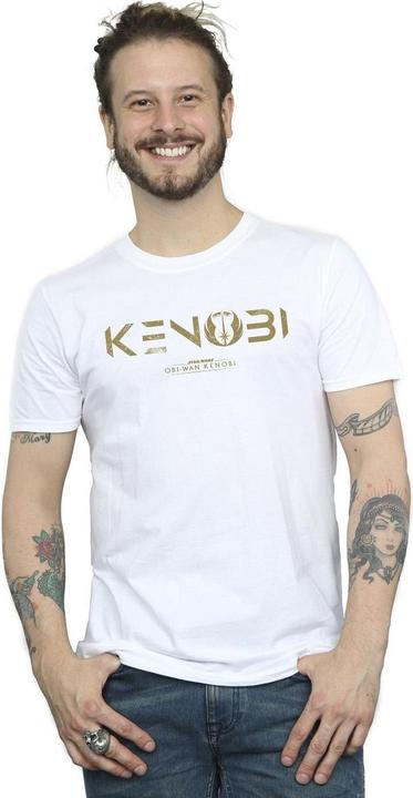 Immagine prodotto Star Wars Maglietta con logo ObiWan Kenobi (L)