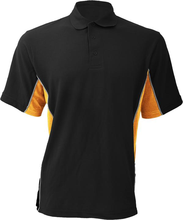 Gamegear Track Piqué PoloShirt Kurzarm Einsätze in Kontrastfarbe