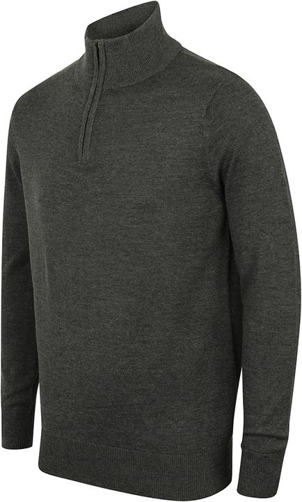 Produktbild Henbury 14 Zip Langarm Pullover (L)