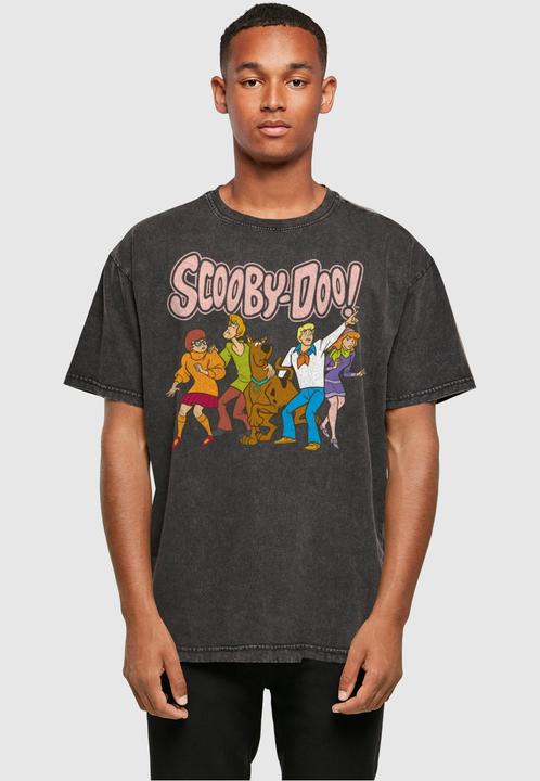 Actual product image Absolute Cult Scooby Doo - Core Group Acid Washed Oversize Tee - 114879 (L)