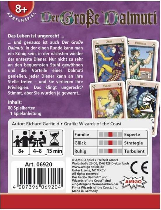 Actual product image Amigo The Great Dalmuti (German)