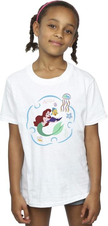 Immagine prodotto Disney The Little Mermaid Reading A Book Maglietta Ragazze (128)